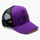 Amiri vyšívaný logo Trucker Cap Purple/Black