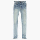 Amiri Flocked Track Jeans Clay Indigo