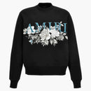 Amiri Floral Amiri Logo Crew Black