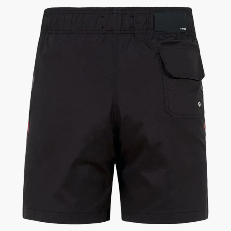 Amiri Fortune Swim Trunk Black