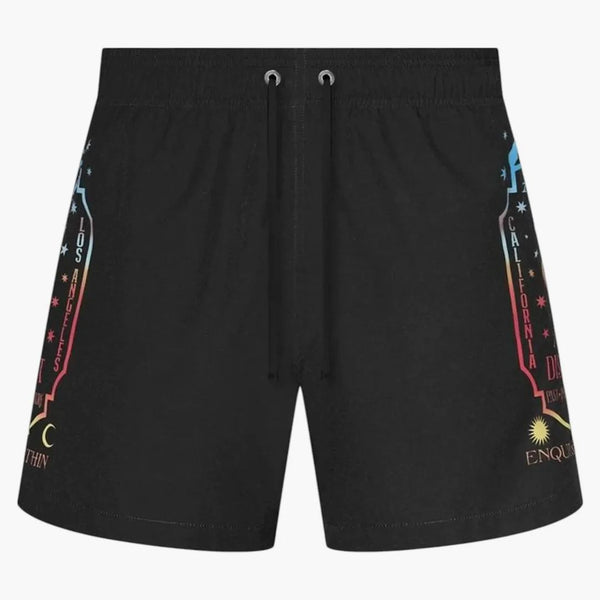 Amiri Fortune Swim Trunk Black