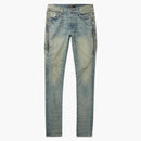 Amiri Half Track Denim Jean Dust Indigo