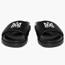 Amiri Leather Slide Black