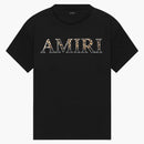 Amiri Leopard Tee Black