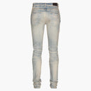 Amiri Leopard Thrasher Skinny Fit Jeans Clay Indigo