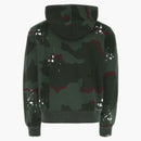 Amiri Logo Camo Hoodie Green