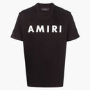 Amiri logo tiskové tričko černé