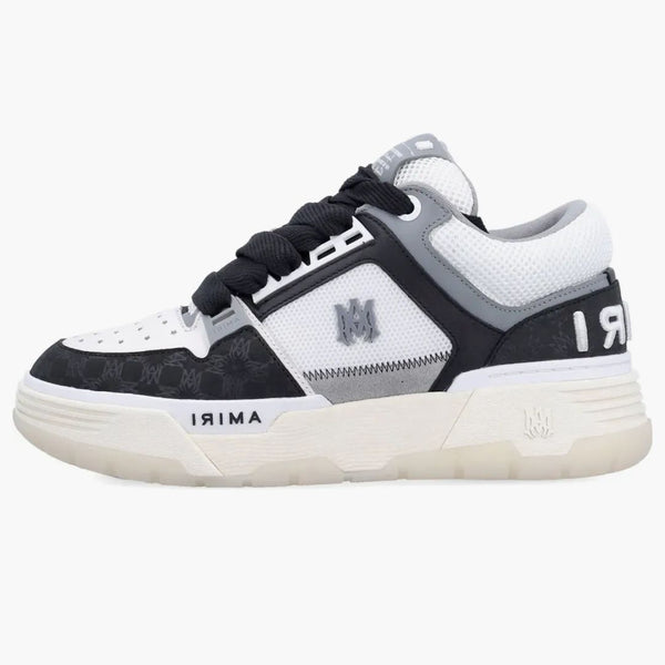 Amiri MA-1 White Black Quad Monogram Debossed