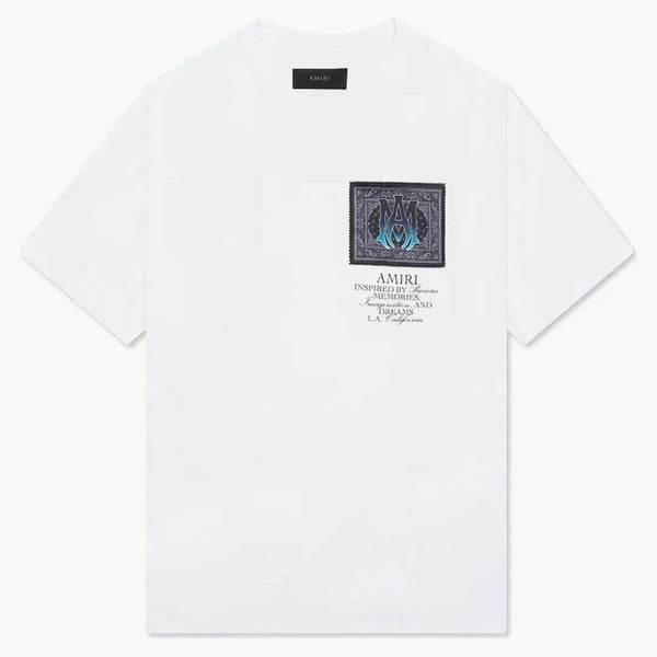 Amiri ma Bandana Tee White