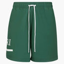 Amiri M.A. Bar Drawstring Swim Trunks Green