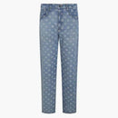 Amiri ma paisley jacquard jeans blå