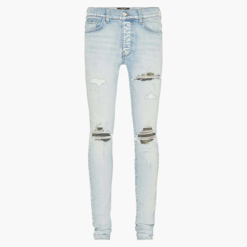 Amiri Mx1 Camo Jeans Light Indigo