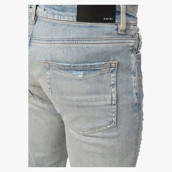 Amiri MX1 džíny hlíny indigo