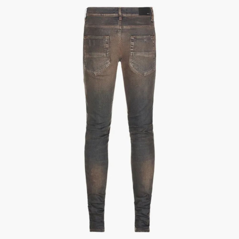 Amiri Mx1 Plaid Jeans Dark Indigo
