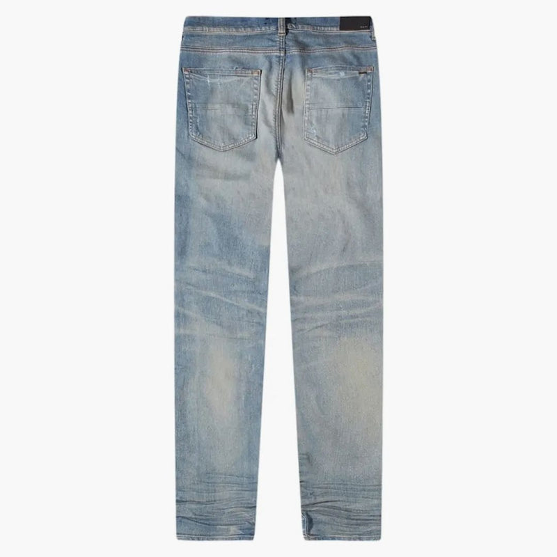 Amiri MX1 Suede Skinny Jeans Clay Indigo