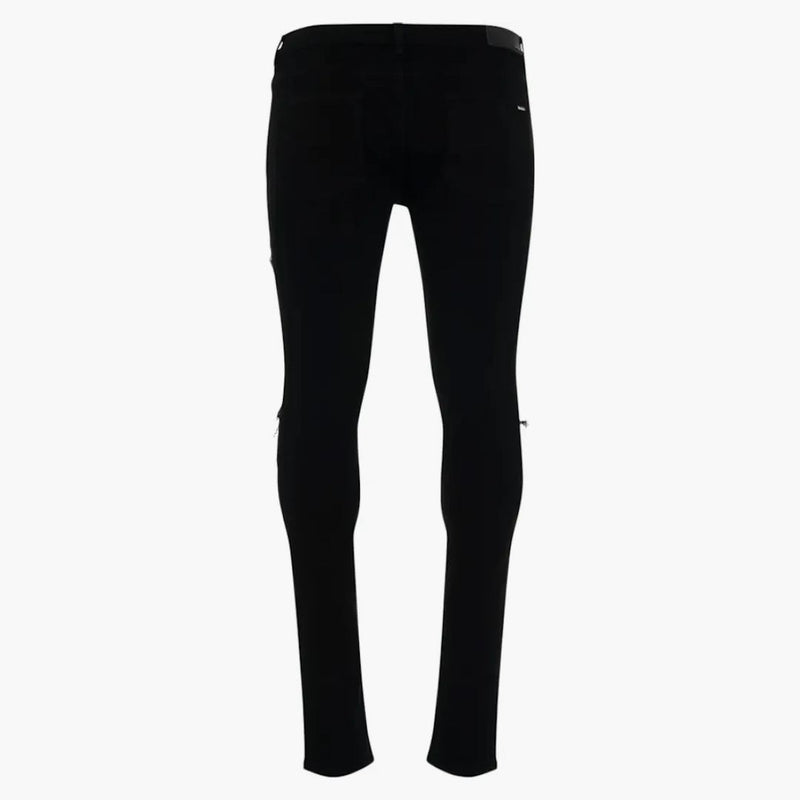 Amiri MX1 Ultra Suede jeans magri neri