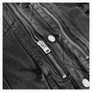 Amiri MX2 Trucker Jacket Antique Black