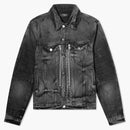 Amiri MX2 Trucker Jacket Antique Black