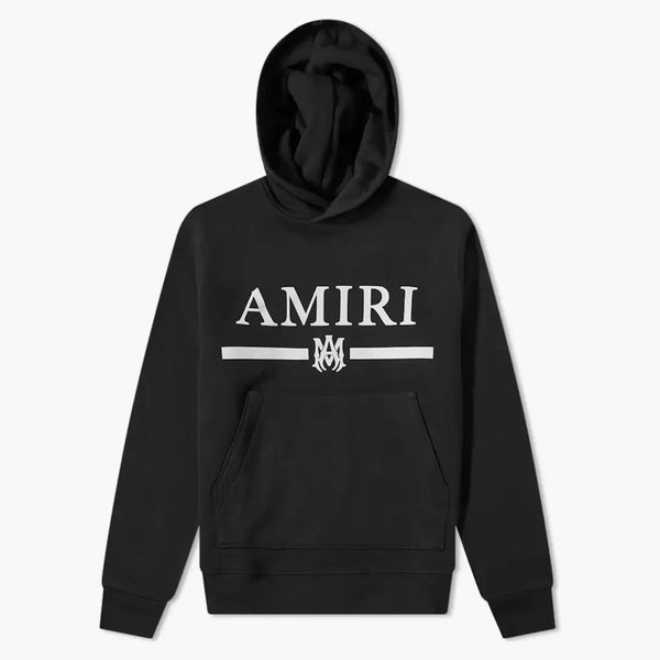Logo Amiri MA Bar Hoodie Black/White