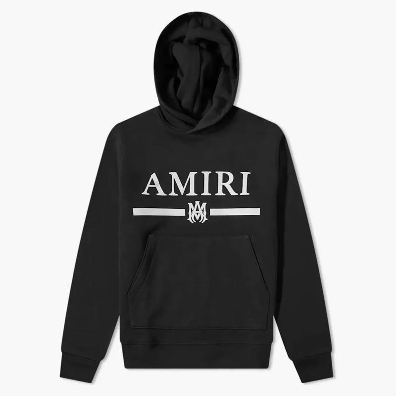 Logo Amiri MA Bar Hoodie Black/White