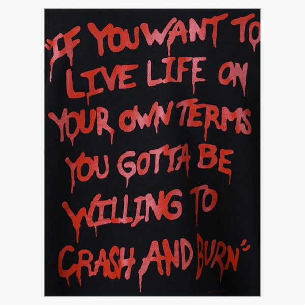 Amiri Motley Crue Dr. Feelgood Crewneck Black