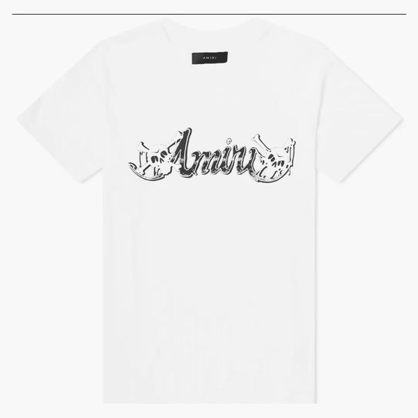 Amiri Motley Crue Tea White