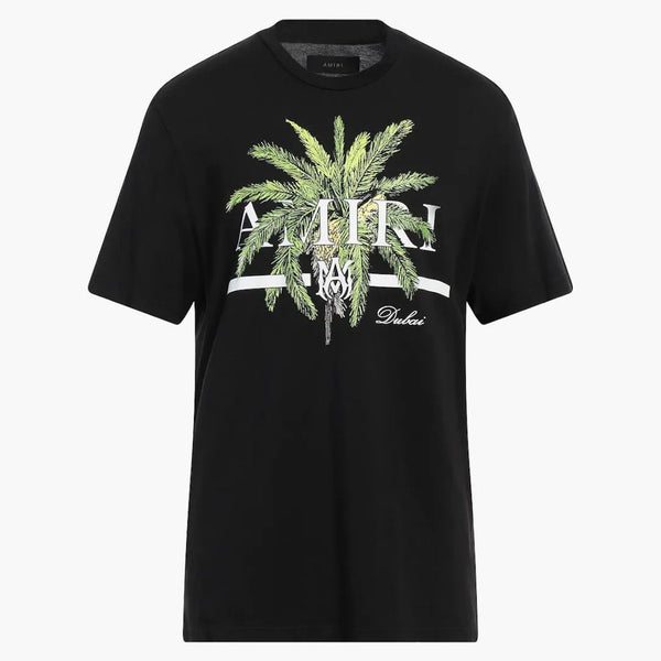 T-shirt Palm Tree Amiri Dubai czarny/zielony