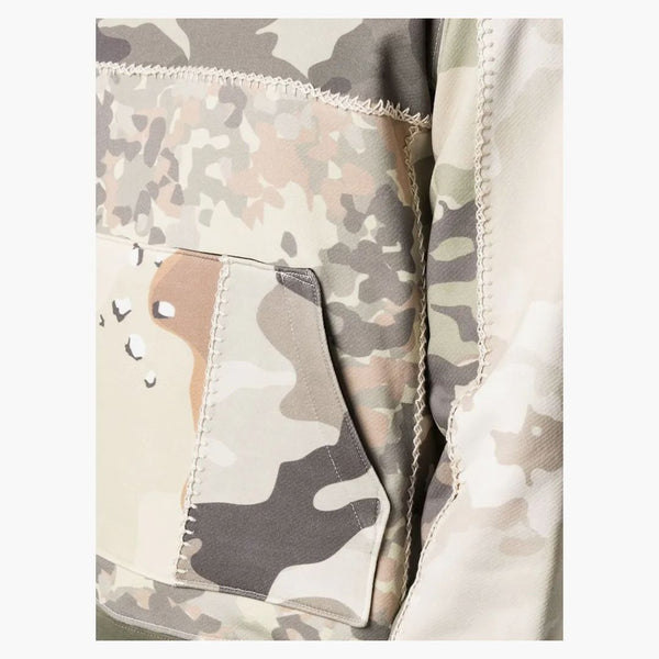 Amiri patchwork camoflage terry bluet beige