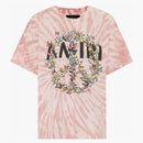Amiri Peace Butterfly tričko lososové kravatové barvivo