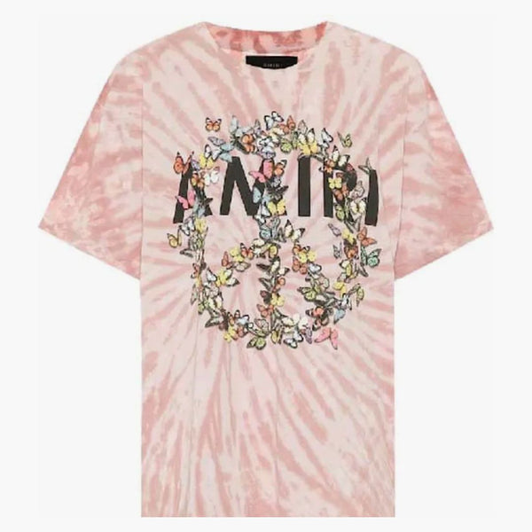 Amiri Peace Butterfly T-Shirt Salmon Tieb