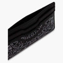 Amiri Pebbled Bandana Card Holder Black