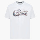 Amiri Pegasus Script Logo Tee White
