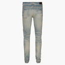 Amiri Plaid Trasher Skinny Fit Jeans Blue