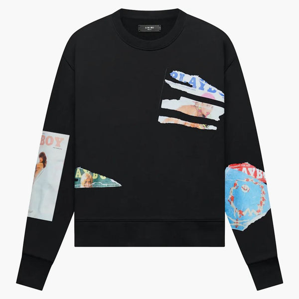 Amiri Playboy Magazine Crewneck Black