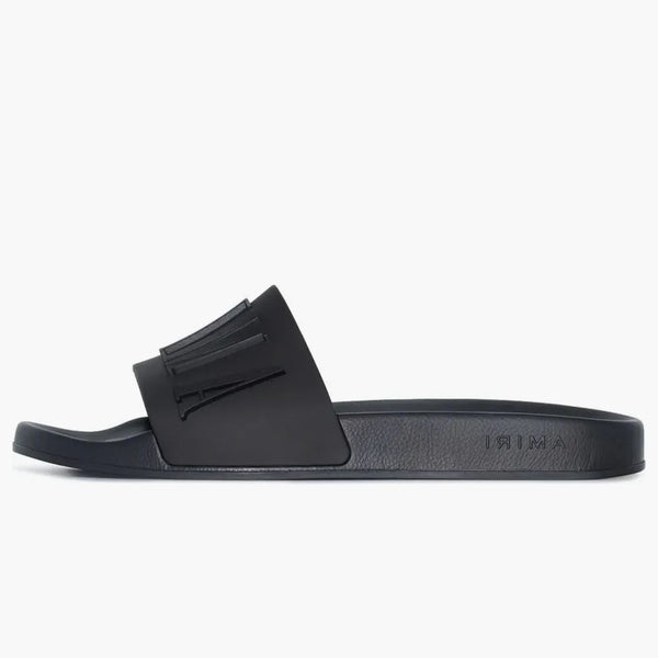 Amiri Pool Slide Debossed Black