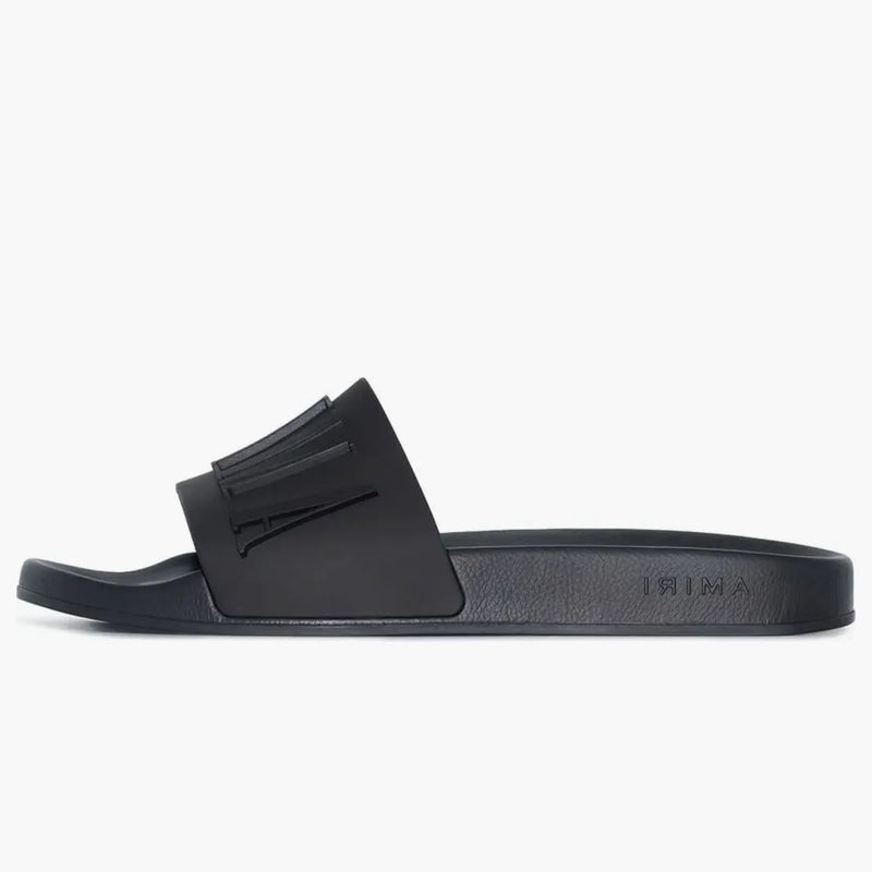 Amiri Pool Slide Debossed Black