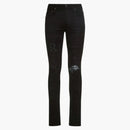 Amiri Serif Logo Jeans Black