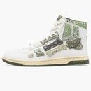 Amiri Skel Top Hi Bandana White Olive