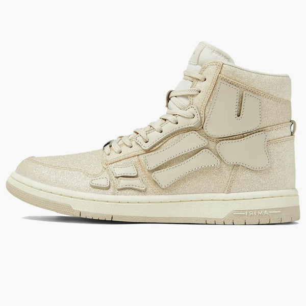 Amiri Skel Top HI Beige Glitter (Women's)