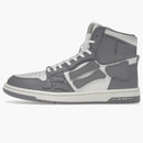 Amiri Skel Top Hi Gray White