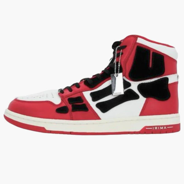 Amiri Skel Top Hi Red White