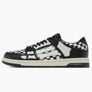 Amiri Skel Top Low Blanco negro a cuadros