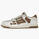 Amiri Skel Top Low Blanco marrón blanco