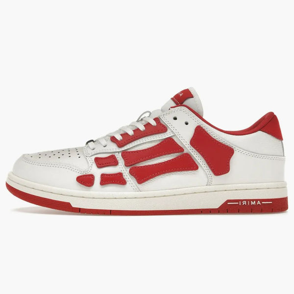 Amiri Skel Top Low White Red