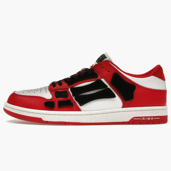 Amiri Skel Top Low White Red White