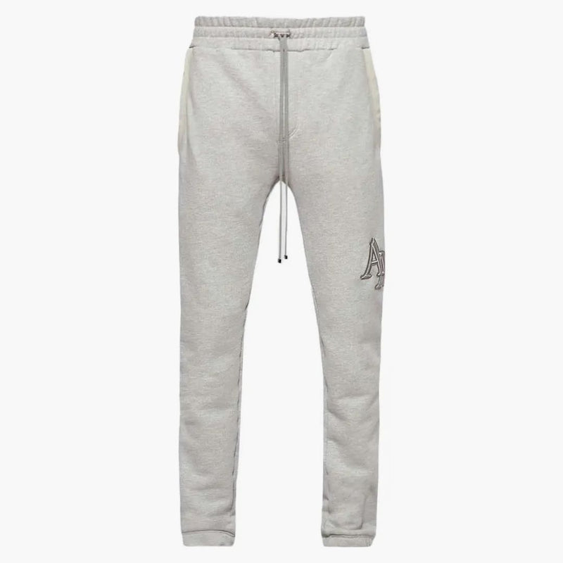 Amiri förskjuten logotyp Sweatpant Heather Grey