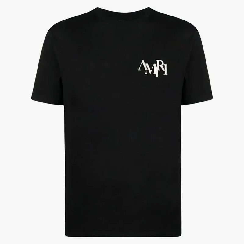 Amiri Stagggered Logo Tea Black
