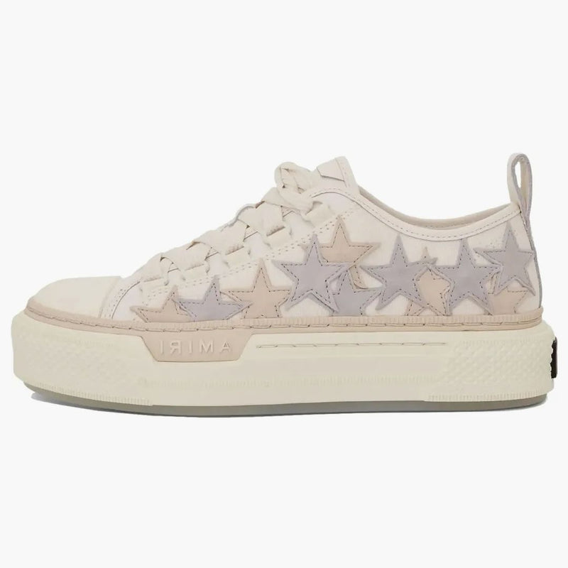 Amiri Stars Court Low White Gray (Women's)