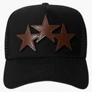 Amiri Three Star Trucker Hat Black