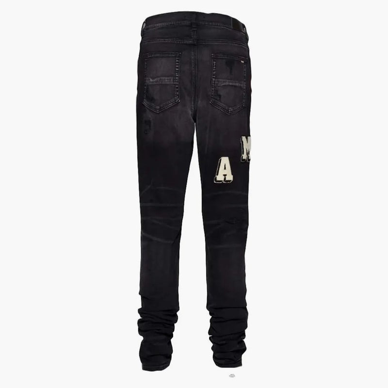 Amiri varsity Jean vybledl černou